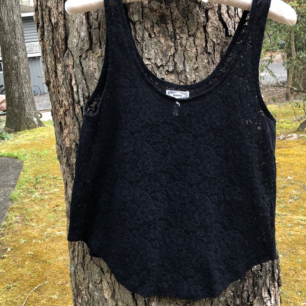 Lace tank top